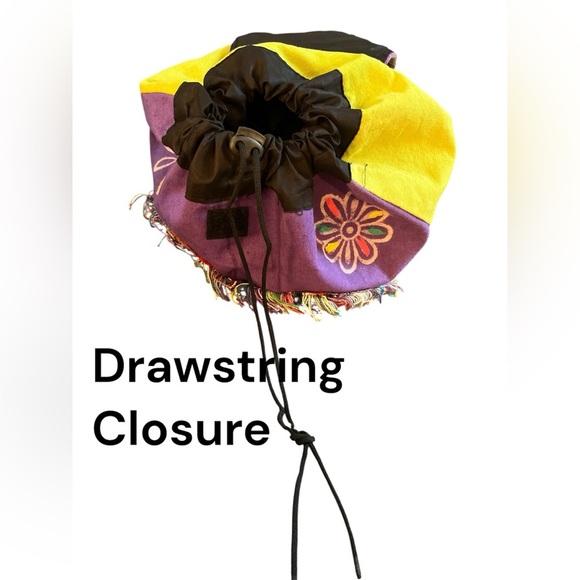 India Boutique Colorful Heart Design Backpack NWT - Picture 7 of 7